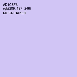 #D1C5F6 - Moon Raker Color Image